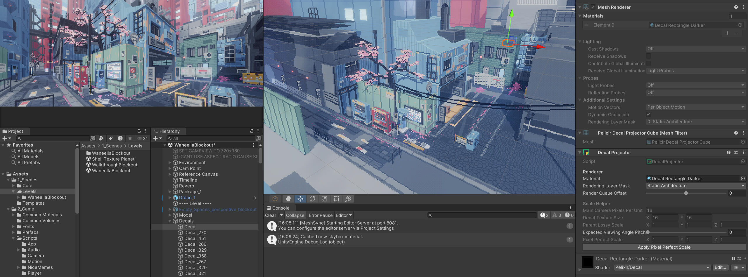 A screenshot of the Unity Editor.